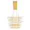 Cwi Lighting Gondola LED Chandelier With Satin Gold Finish 1244P40-602 - alternate 2